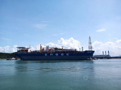 中遠關西為“海洋石油116”FPSO披上“盔甲”，揚帆起航奔赴海上新征程
